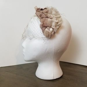 Vintage Handmade Headpiece/hat with Netting